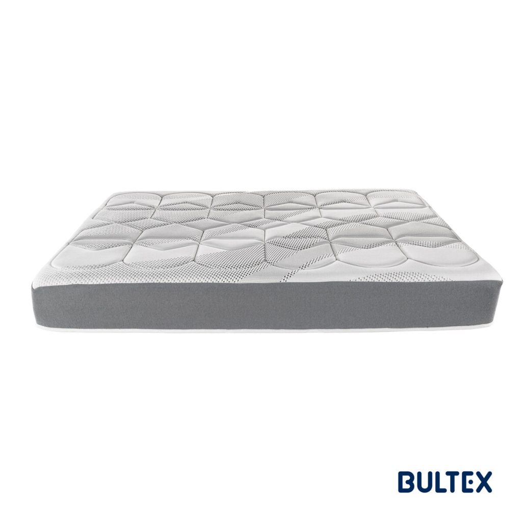 Colchão Bultex Clark visto de frente em fundo branco