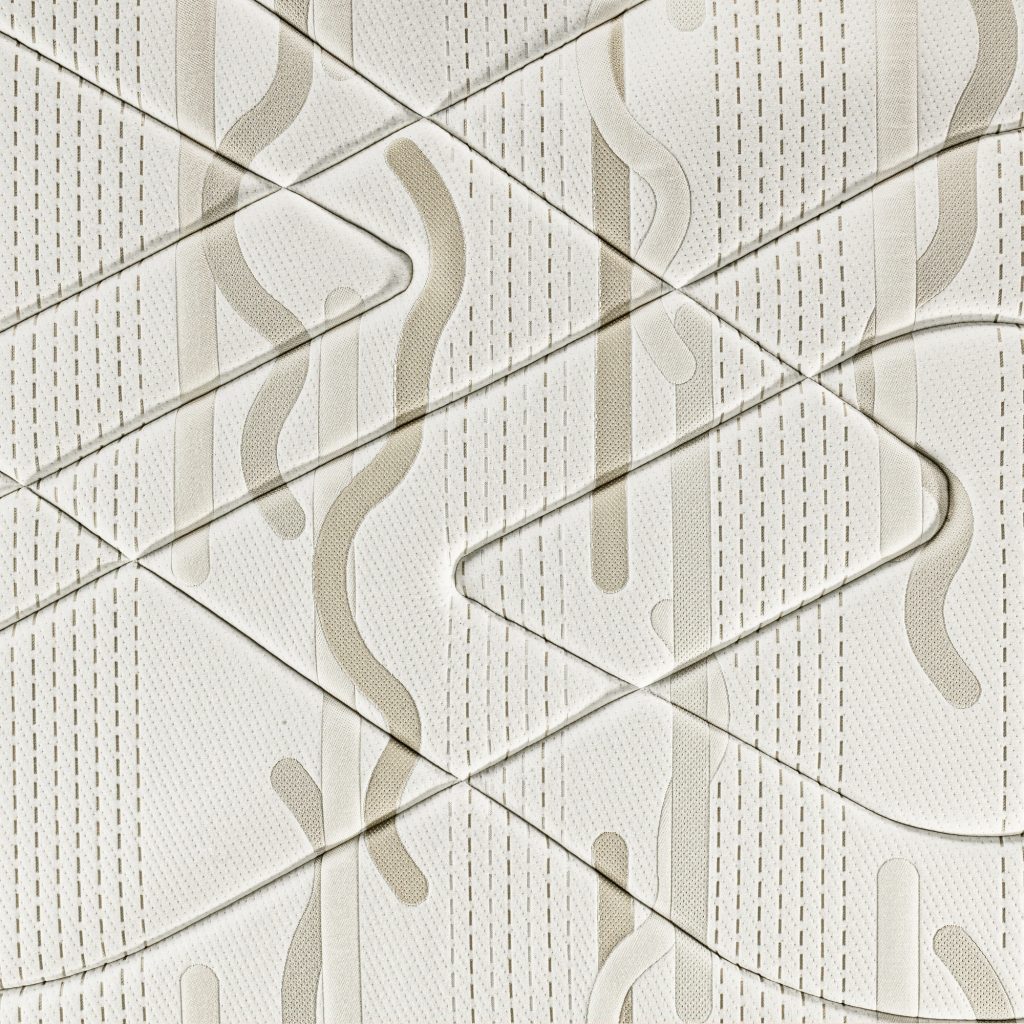 Colchão Bultex Zoom – pormenor do desenho acolchoado do tampo