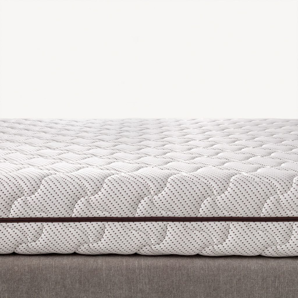 Colchão Colunex Eco Plus, vista lateral ao nível da superfície