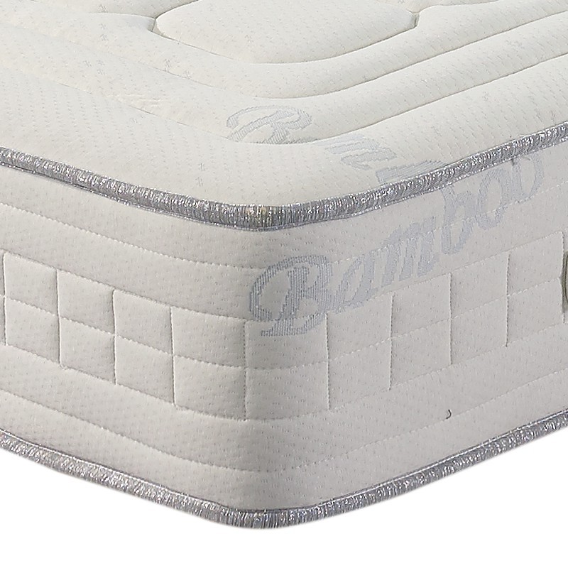Colchão Ergoflex Diamante, pormenor da lateral e do acolchoado