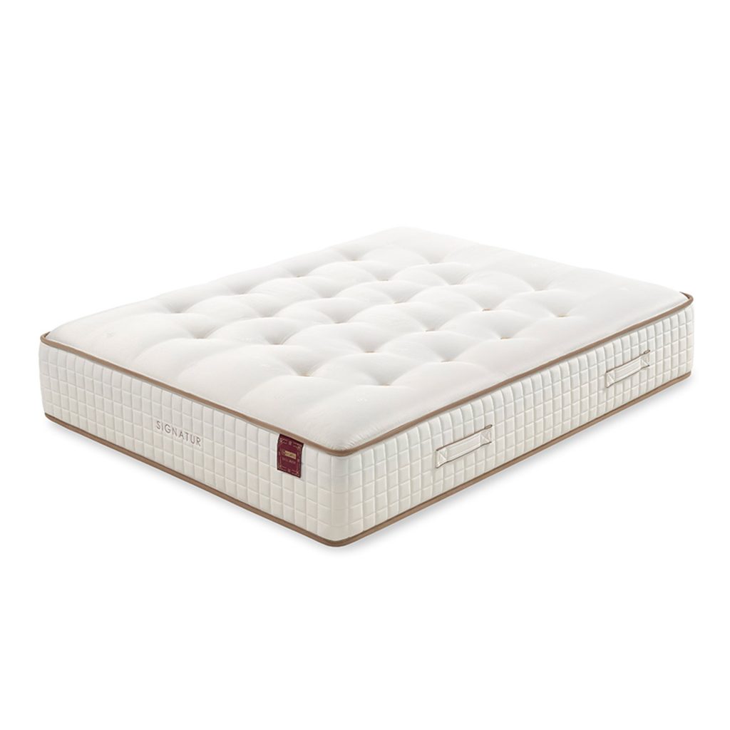 Colchão Molaflex Signatur visto de outro ângulo, em fundo branco