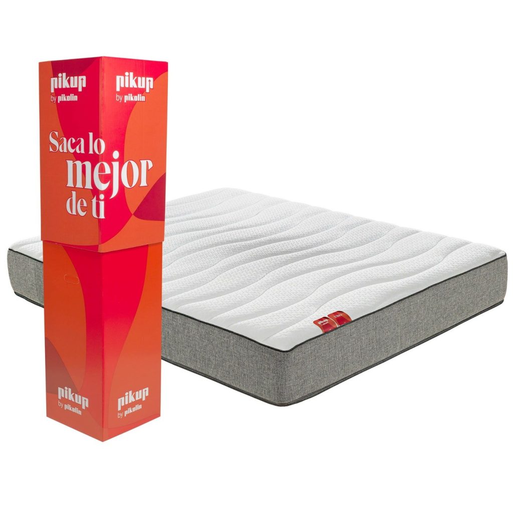 Pikolin PikUp Ultra junto à caixa PikUp em que é entregue